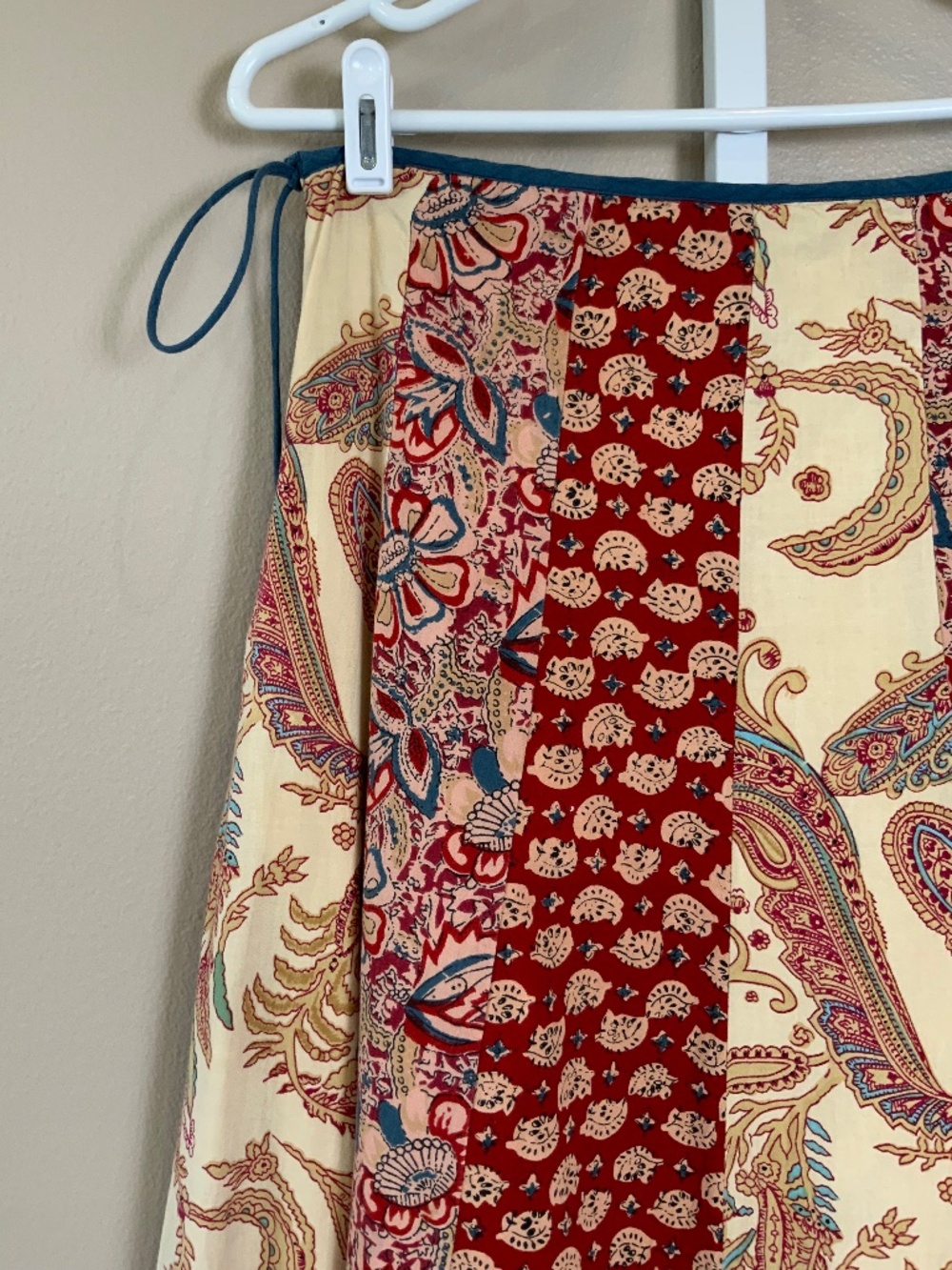 Charlotte Russe Vintage 2000's Paisley Bohemian Midi Skirt - Picture 12 of 16